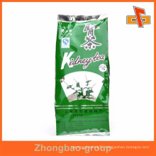 al material side gussets tea packaging pouch with your design